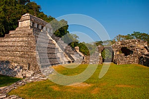 Ruins of Palenque, Maya city in Chiapas, Mexico