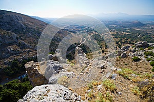 Ruins of Palio Pyli castle on Kos island, Greece photo