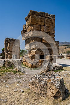 Ruins from Pamukkale , Turkey