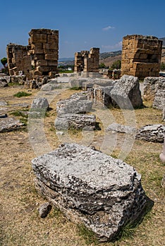 Ruins from Pamukkale , Turkey