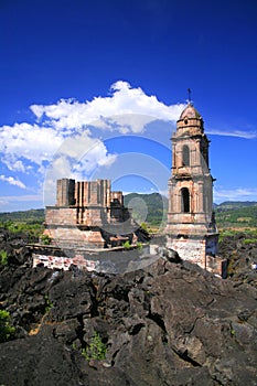 Ruins of the Parangaricutiro.