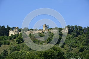 Ruins of Peasant Fortress from Saschiz, Transylvania, Romania