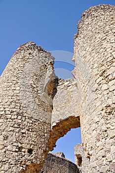 Ruins of Pelegrina Castle in Guadalajara