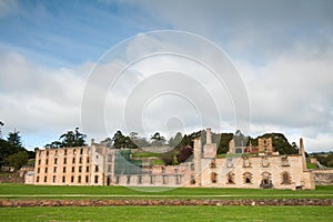 Ruins of penitentiary in port arthur historic jail