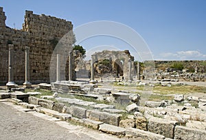 Ruins in Perga photo