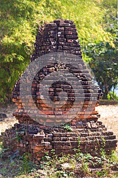 Ruins of Phnom Bakheng Temple at Angkor Wat complex