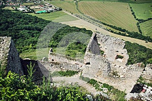 Ruins of Plavecky castle, Slovak republic