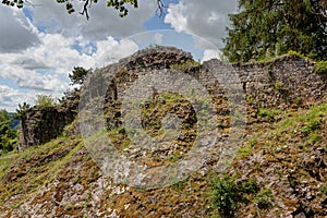 Ruins Poilvache, Yvoir, Dinant, Wallonia, Belgium