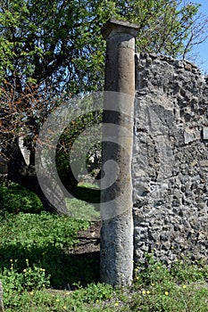 Ruins, Pompeii Archaeological Site, nr Mount Vesuvius, Italy