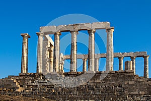 Ruins of Poseidon Temple, Greece