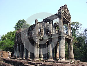 Ruins at the Preah Khan temple