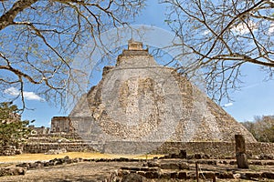 Ruins of the prehispanic town of Uxmal photo