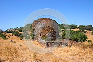 Ruins of a prehistoric nuraghe