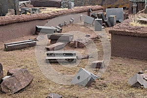 Ruins of Pumapunku or Puma Punku