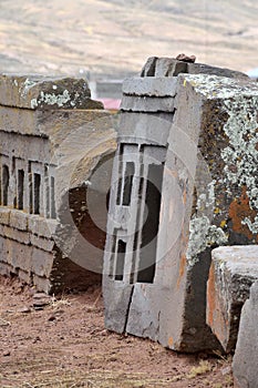 Ruins of Pumapunku or Puma Punku