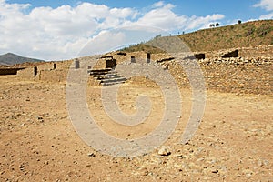 Ruins of the Queen Sheba palace in Aksum, Ethiopia.