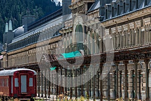 Ruins of Railwaystation in Canfranc Spain