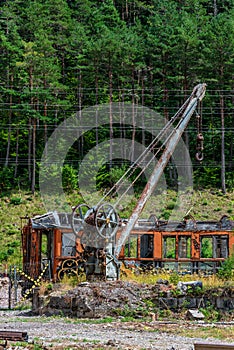 Ruins of Railwaystation in Canfranc Spain