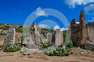 Ruins of Real de Catorce, San Luis Potosi, Mexico photo