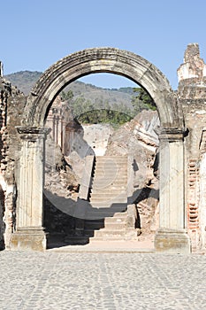 Ruins of the Recoleccion church at Antigua photo