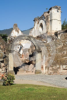 Ruins of the Recoleccion church at Antigua photo