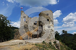 Ruins of Reviste castle, Slovakia