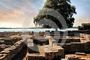 Ruins of the Roman age in N.P. Brioni, Croatia