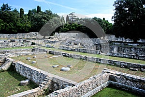 Ruins of the Roman age in N.P. Brioni, Croatia