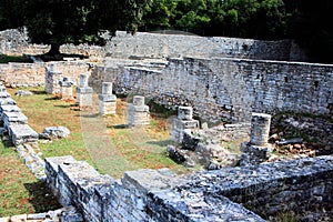 Ruins of the Roman age in N.P. Brioni, Croatia