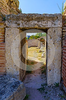 Ruins of the Roman Baths, in Varna