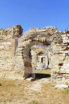 Ruins of the Roman Baths, in Varna