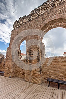 Ruins of Roman Odeon, Patras, Peloponnese, Greece