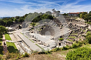 Ruins of Roman Theatre in Lyon