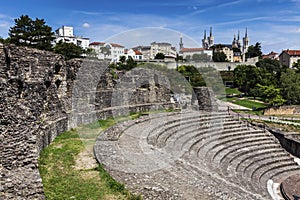 Ruins of Roman Theatre in Lyon