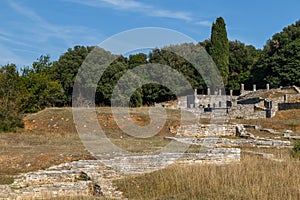 Ruins of Roman villa on Brijuni island