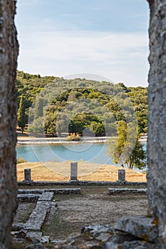 Ruins of Roman villa on Brijuni island