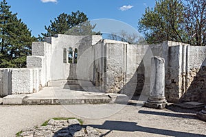 Ruins of Round (Golden) Church, Great Preslav, Bulgaria