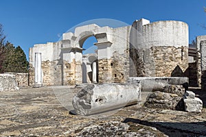 Ruins of Round (Golden) Church, Great Preslav, Bulgaria