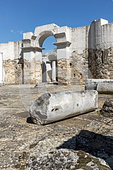 Ruins of Round (Golden) Church, Great Preslav, Bulgaria