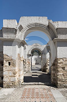 Ruins of Round Golden Church near The capital city of the First Bulgarian Empire Great Preslav Veliki Preslav, Bu