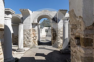 Ruins of Round Golden Church near The capital city of the First Bulgarian Empire Great Preslav Veliki Preslav, Bu