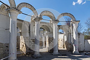 Ruins of Round Golden Church near The capital city of the First Bulgarian Empire Great Preslav Veliki Preslav, Bu