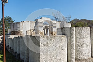 Ruins of Round Golden Church near The capital city of the First Bulgarian Empire Great Preslav Veliki Preslav, Bu