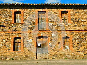 ruins in a rural landscapes