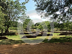 Ruins of the Sacred city in Anuradhapura, Sri Lanka