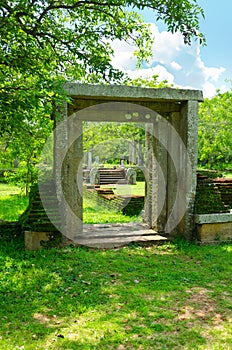 Ruins of the sacred city Anuradhapura, Sri Lanka