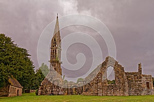 Ruins of Saint-Pierre de Quimerch church - FinistÃ¨re, Brittany