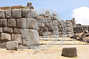 The ruins of Saksawaman near Cusco photo