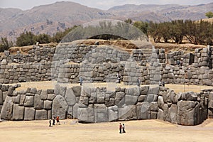 The ruins of Saksawaman near Cusco photo