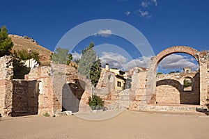 ruins of San Pedro,Hita, Guadalajara province,Castilla-La Mancha, Spain